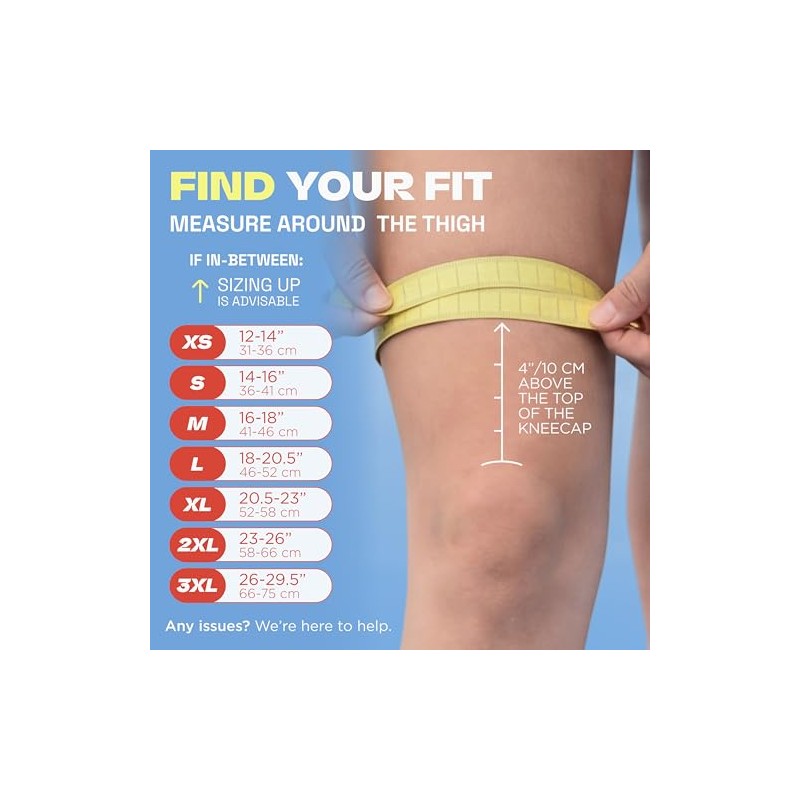 Rymora Knee Support Brace Compression Sleeves for Men and Women