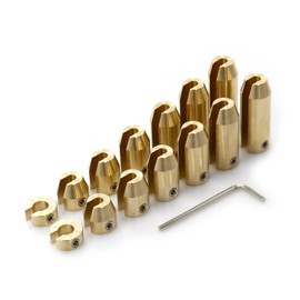 Shkalacar Pack of 14 Motorcycle Balancing Weights Spoke Wheel Weights Reusable Brass Wheel Spokes Balance Weights for Improved Wheel Balance