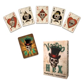 Rivers Edge Products Playing Cards - 1 Themed Deck of Cards - Unique Standard Playing Card for Poker, Gambling Games, Blackjack, Euchre, Canasta - Giftable Novelty Casino Cards -