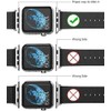 LOOKSEVEN 4 Pack Watch Band Connector Kit Watch Strap with
