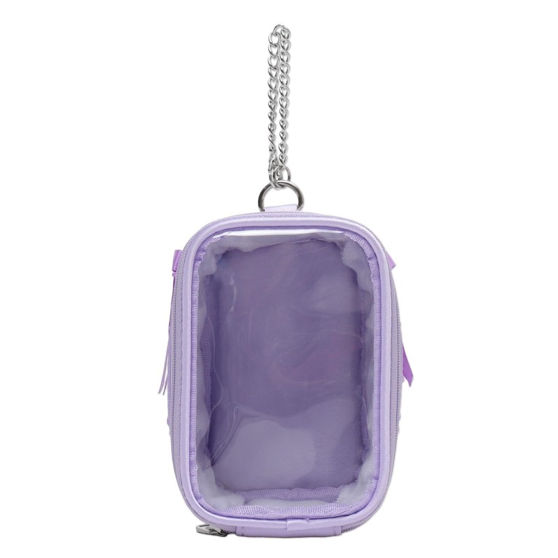 Wigo Women's Side Lace-Up Sewn Pouch, L Purple
