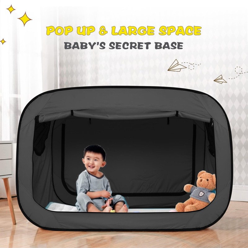 Poray Pop Up Baby Bed Tent Privacy Tent for Toddler