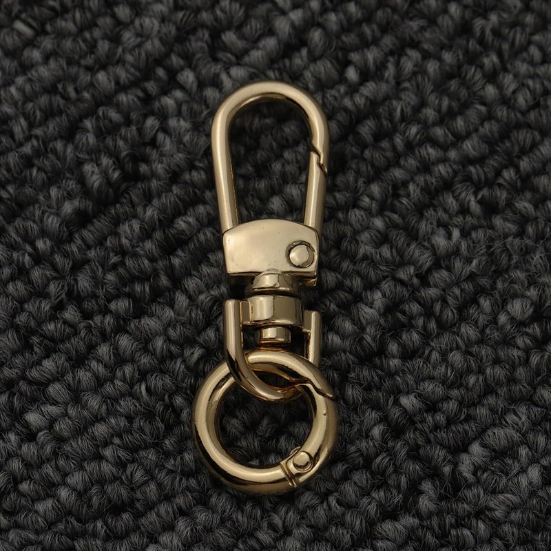 LMAPUR, Set of 2, Hook Key Chain, Metal Detachable Double