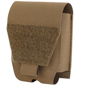 Handcuff Pouch, Molle Handcuffs Holder Hoslter Nylon Cuff Pouches Case for Duty Belt Tactical Vest Police Law Enforcement Security Officer Accessories fits Most Hand Cuffs - Coyote Brown