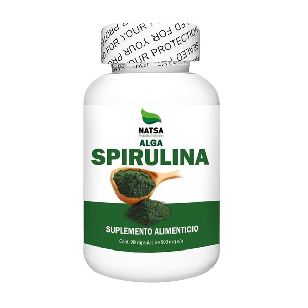 Alga Spirulina 90 cpsulas, calidad Premium - Producto Original de