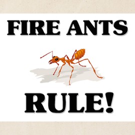 CafePress Fire Ants Rule! Tote Bag Reusable Natural Beige Canvas Shopping Bag