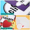 32 Pieces Shapes Bulletin Board Set for Classroom, Shapes Classroom