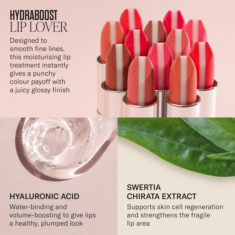 Mii Cosmetics HydraBoost Lip Lover Lipstick | Hydrating, Glossy &