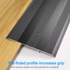 Orechic 5″Wide Sturdy Thicken Aluminum Threshold Strip, Stylish Floor Transition