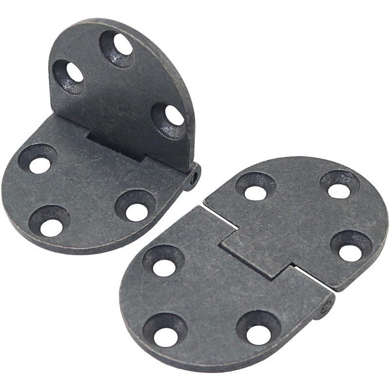FMHXG 2PCS Flat Fold Table Hinge Set Folding Furniture Hardware