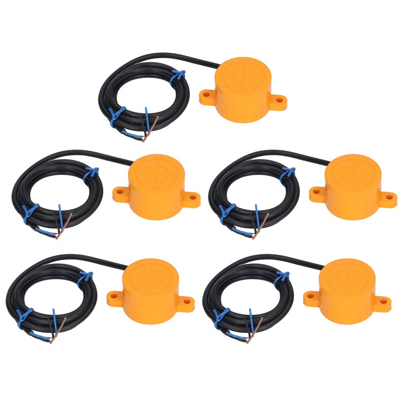 5PCS Inductive Proximity Switch PNP Non Embedded IP65 300mA Approach