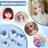 PH PandaHall 24 Pair 6 Sizes 3D Safety Eyes with