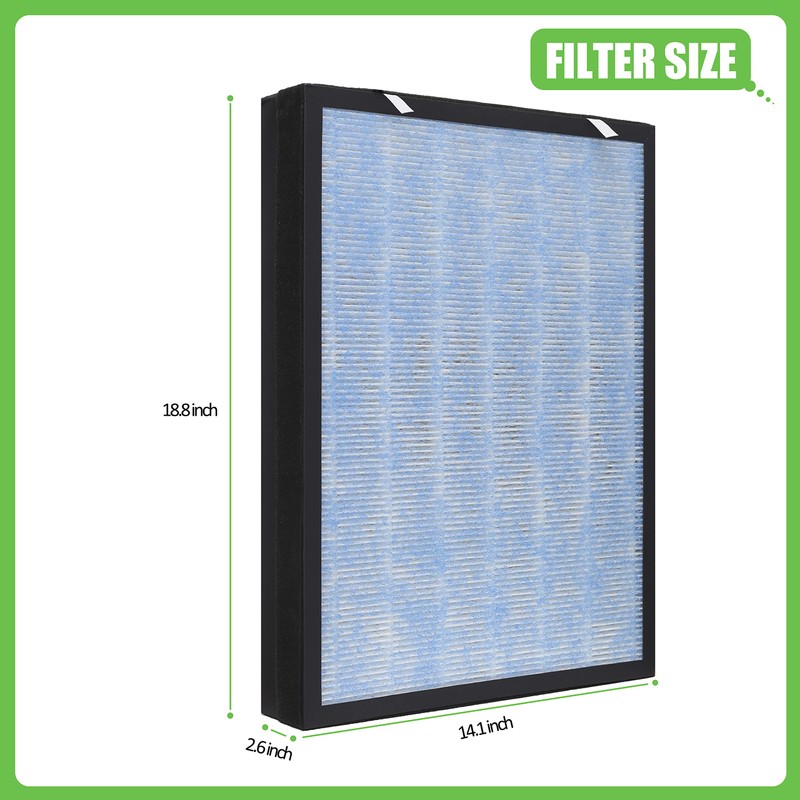 Hichoryer HSP002 Replacement Filter, Compatible with HATHASPACE® HSP002 Smart True