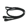 SIE Braided Leather Reins, Black, Mini