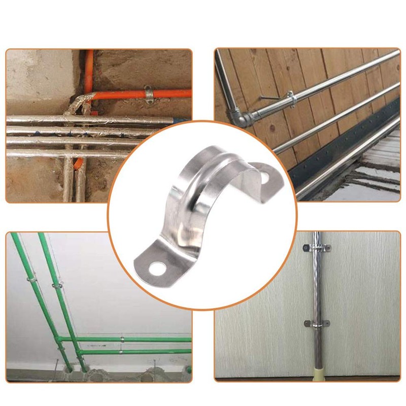 newlng Ø 1-3/8" / 35mm-16pcs Strap Clamps 304 Stainless Steel