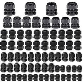 MTDELE 72Pcs Waterproof Cable Pass Through Wire Grommet Cable Gland Kit PG7 PG9 PG13.5 PG21 PG29 with Gaskets Compatible with for IP68 Strain Relief Cord Connector