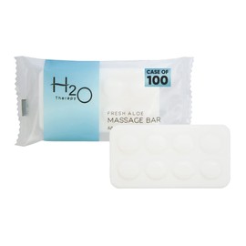 1-Shoppe All-in-Kit H2O Massage Bar Soap, Travel Size Hotel Amenities, 1 oz (Case of 100)