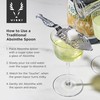 Viski Absinthe Spoon - Vintage Style Absinthe Dripper with Perforations