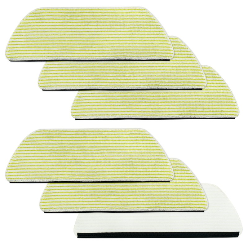 6 Pack Microfiber Vacmop Replacement Pads Compatible with Shark AV2800ZE