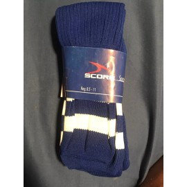 SCORE Brand New Mens SCORE Athletic Sports Soccer Socks Navy Blue 8.5-11 NWT!