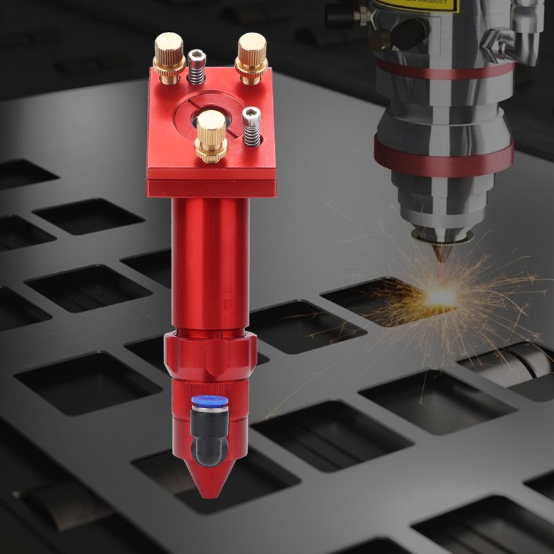 Red Aluminum Laser Head Accessories for CO2 Laser Engraving Machine