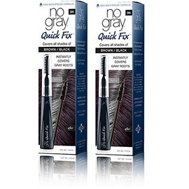 No Gray Quick Fix Instant Touch-Up for Gray Roots (Set of 2, Dark Brown)