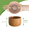 Bamboo Feeding Bowl for Rabbits, Natural Material Feeding Bowl for
