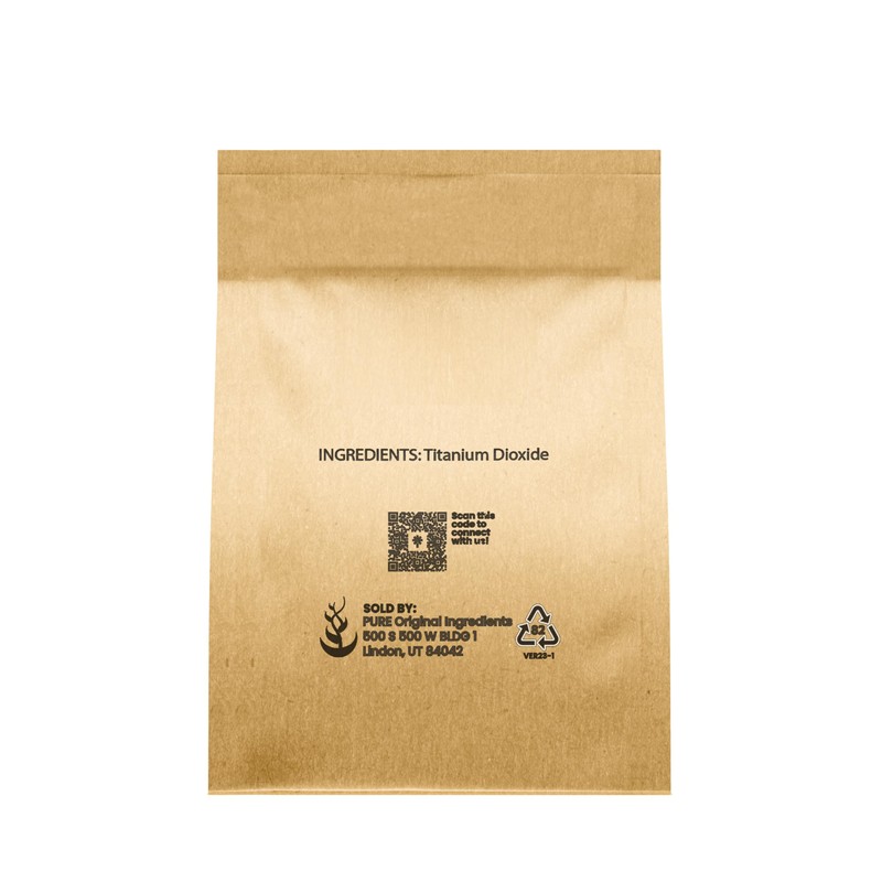 Pure Original Ingredients Titanium Dioxide (1 lb) Naturally Occurring, Pigment