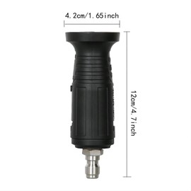 Adjustable Pressure Washer Accessories Gun Craftsman Oscillating Spray Turbo Set Nozzle Tips Variable Pattern, Foam Cannon Lance Car Wash Gun Tip 1/4 Inch Quick Connector Outlet, 3000 PSI