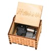 Moana Music Box 18 Note Windup Clockwork Mechanism Engraved Wood