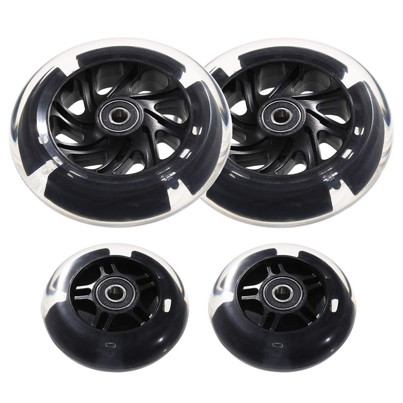 120mm Front & 80mm Rear Flashing 3-Wheeled Kid Scooter Replacement