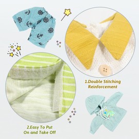 Baby Dolls Clothes Boy for 12 13 14 15 16 Inch Dolls, Doll Clothes 12-14-16 Inch Dolls, 4 Sets 15 inch Doll Outfit Accessories fit Doll Newborn Baby Doll Boy