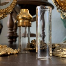 New Replacement Glass Vial Vintage Antique Ormolu Filigree Perfume Bottle