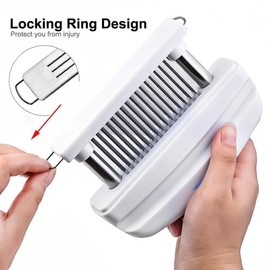 Lasting Charm Meat Tenderizer - Professional Commercial Quality Kitchen Tool with 48 Stainless Steel Razor-sharp Blades by Lasting Charm
