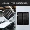 10" x 4" Inch - Anthracite Air Vent Cover -