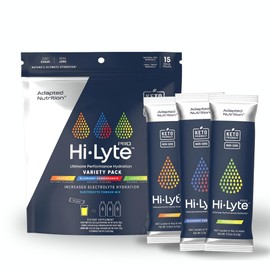 Adapted Nutrition Hi-Lyte Pro Hydration Packets - 15 Individual Drink Packets | Sampler Pack | Flavored Electrolyte Powder Packets | Sugar-Free, Zero Carb, Zero Calorie