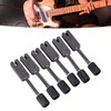 6 Pcs Headless Electric Guitar Bridge Saddle Precise Pitch Adjustment