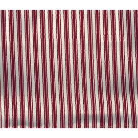 Longaberger Basket Small Garter in Red Ticking Fabric