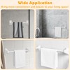 showingo 2 Pack Porcelain Towel Bar Rod Rack Post Holder
