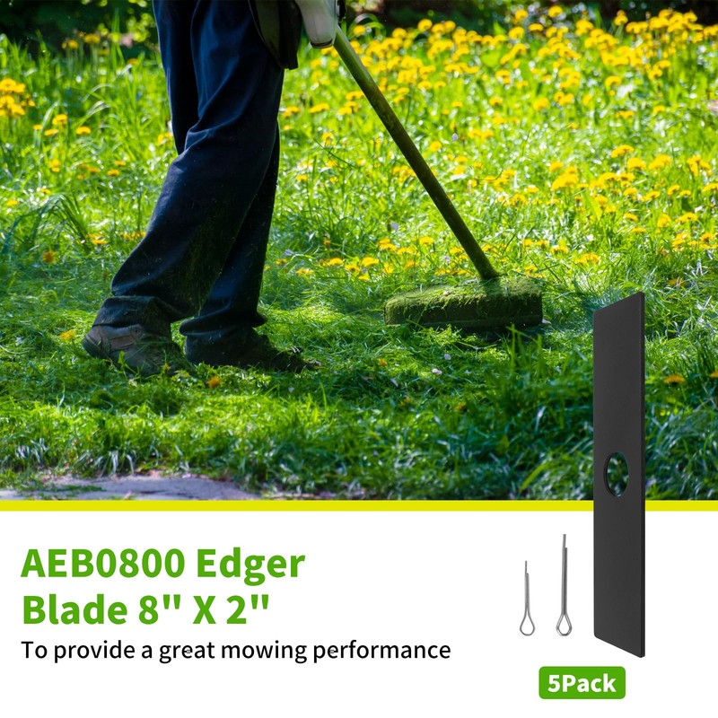 Keycci AEB0800 Multi-Head System Edger Blade Replacement, Compatible with EGO