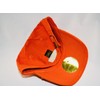 Damier Langevinè® Trendy Distressed Orange Designer Baseball Cap Lion Hat