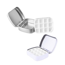 12-Compartment Mini Detachable Nail Art & Gel Mixing Palette 16