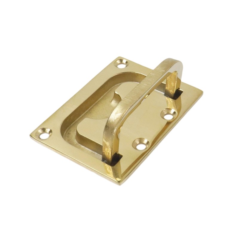 Bitray 2Pcs Flush Ring Pull Handle 316 Stainless Steel Marine