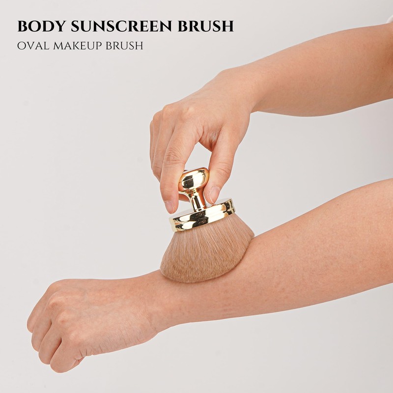 JANKOW Extra Large Body Makeup Brush, Self Tanner Brushs, 74mm