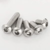 1/4-20 x 1/2", 3/4", 1", 1-1/4", 1-1/2" Button Head Socket