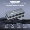 HDMI Matrix KVM 2x2 Dual Monitor, HDMI KVM Switch 2