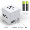 Cube Timer,Pretmess Gravity Flip Kitchen Timer for Time Management and
