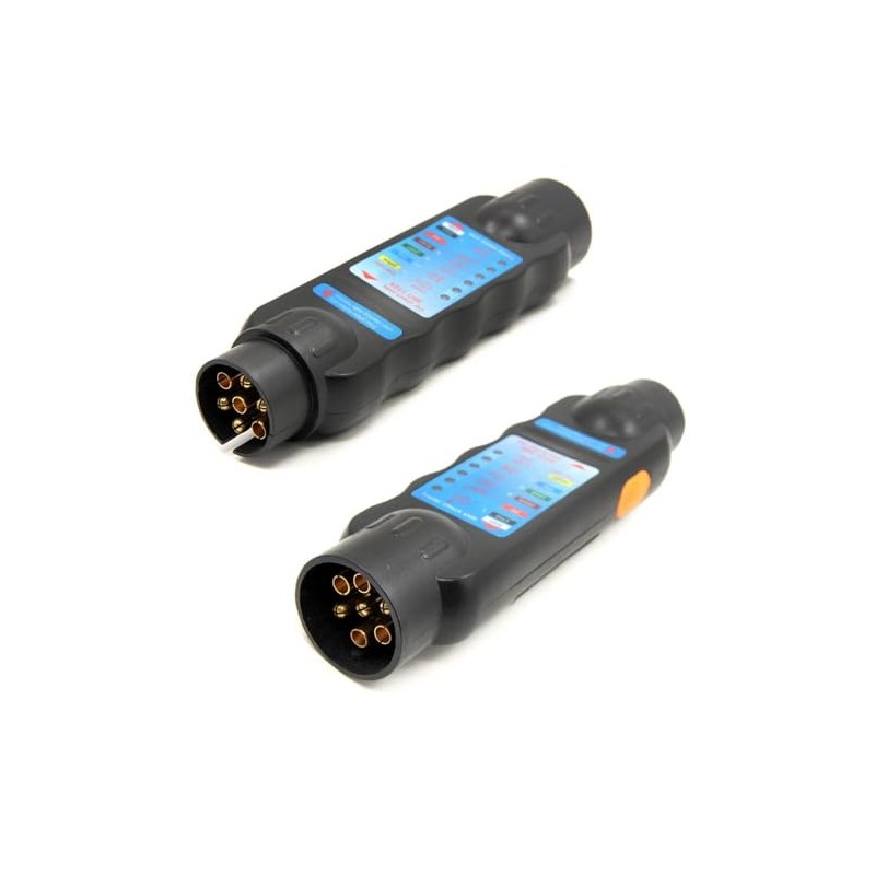 7Pins 12V Car Truck Trailer Plug Socket Tester Wiring Circuit