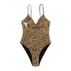 YAUASOPA Sexy Liquid Metallic Glitter One piece Push Up Swimsuit
