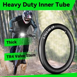 XIKOBY 2.75/3.00-19 70/100-19 Electric Dirt Bike Inner Tube Compatible with Surron Light Bee X 60V 6000W E-Bike Segway X160 X260 Talaria, 80/100-19 3.00X19 Tubes with TR4 Valve Stem Motorcycle Parts